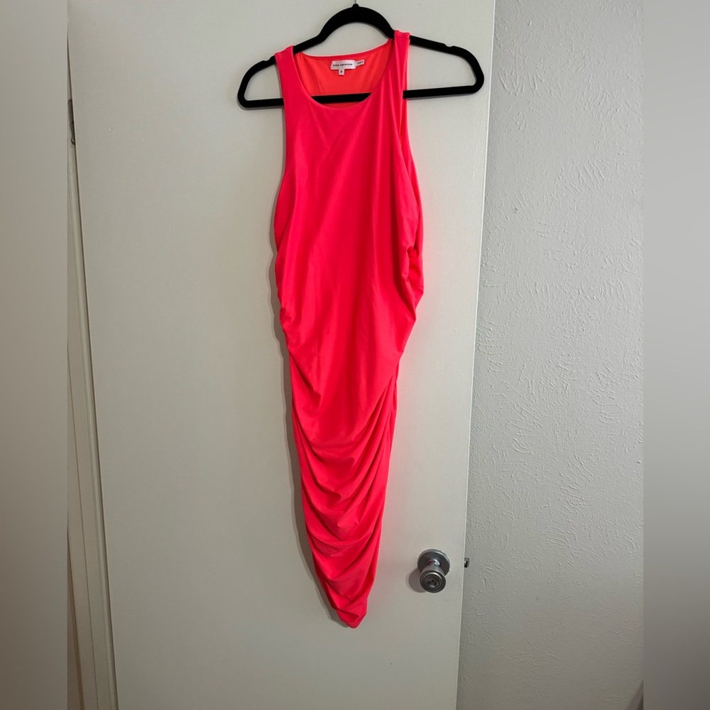 NWOT Good American Ruched Sleeveless Dress